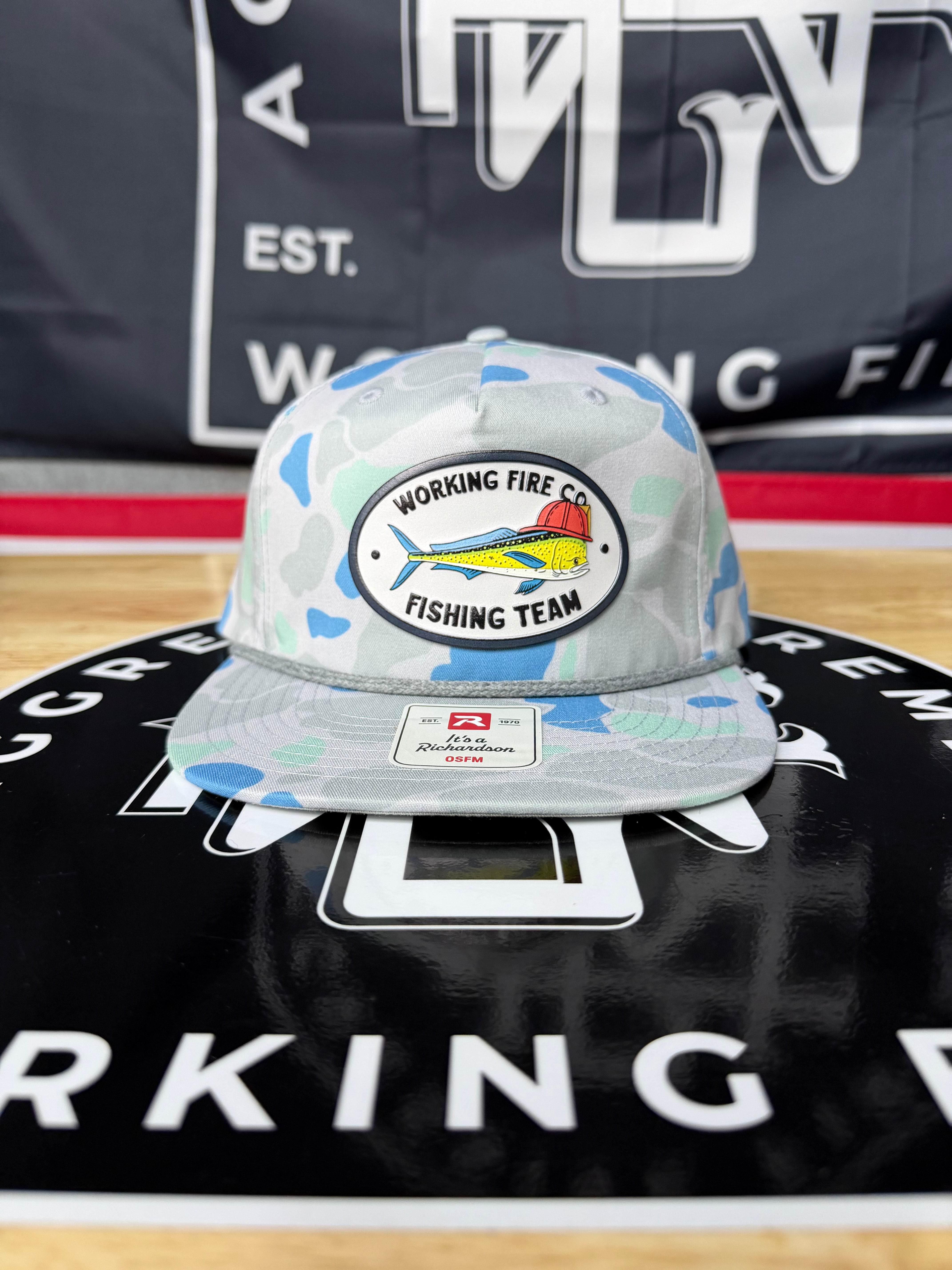 Working Fire Fishing Team Hat
