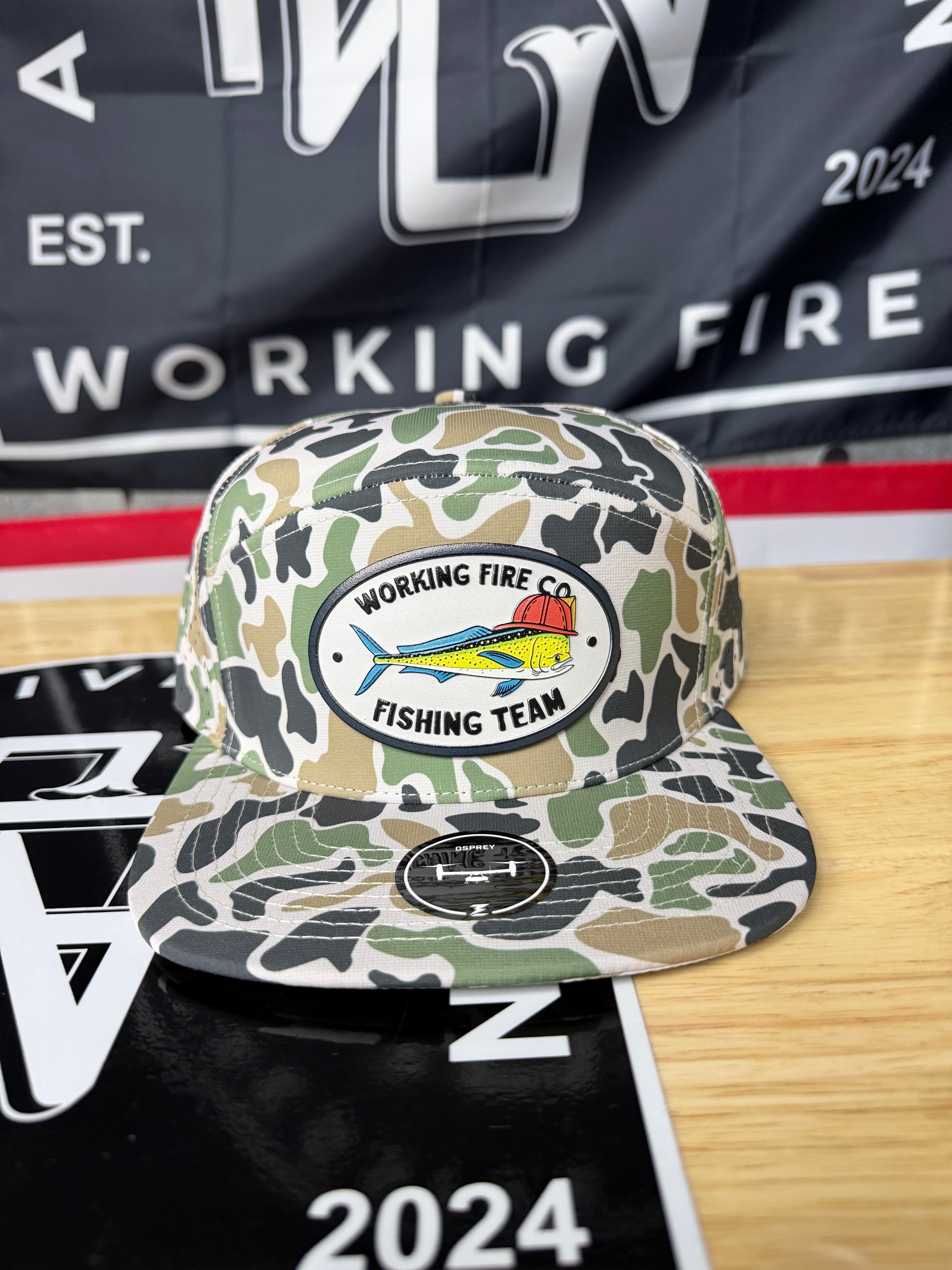 Working Fire Fishing Team Hat