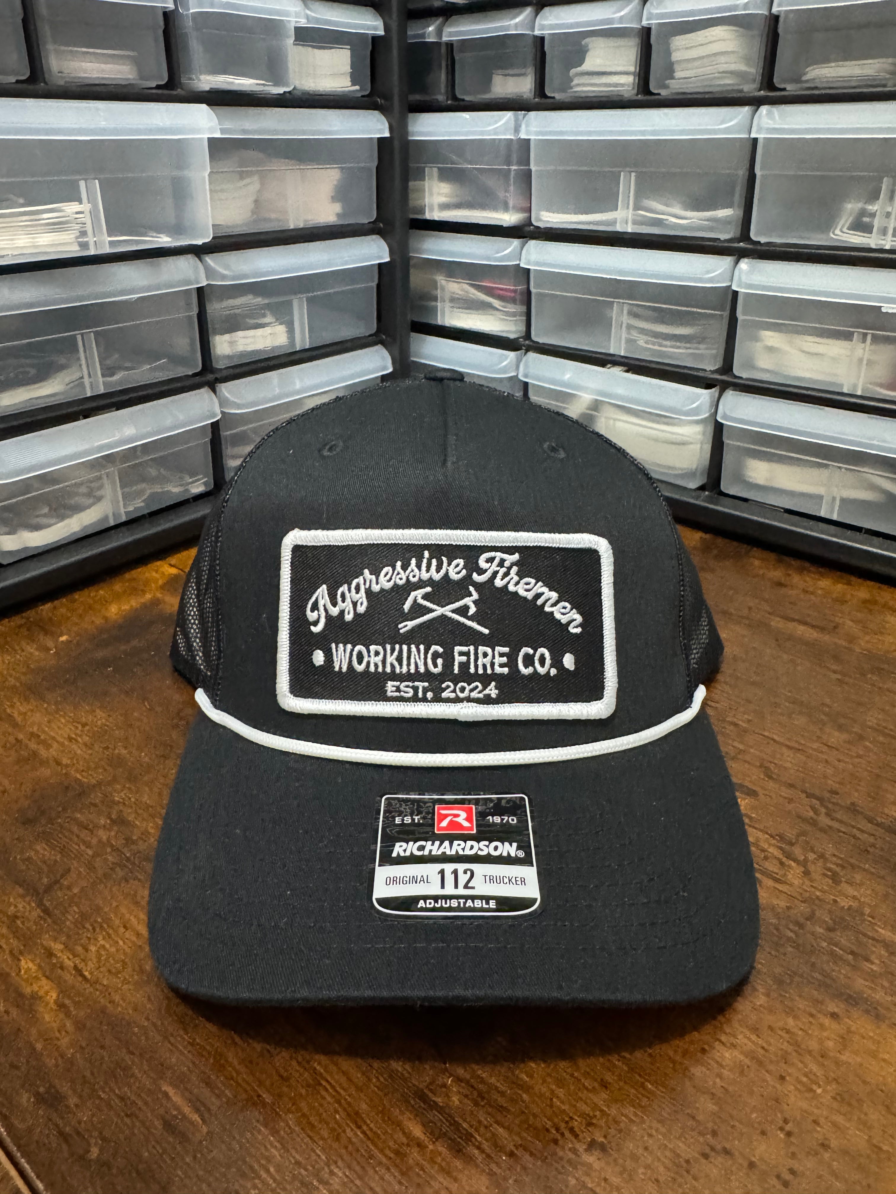 Aggressive Firemen Badge Hat