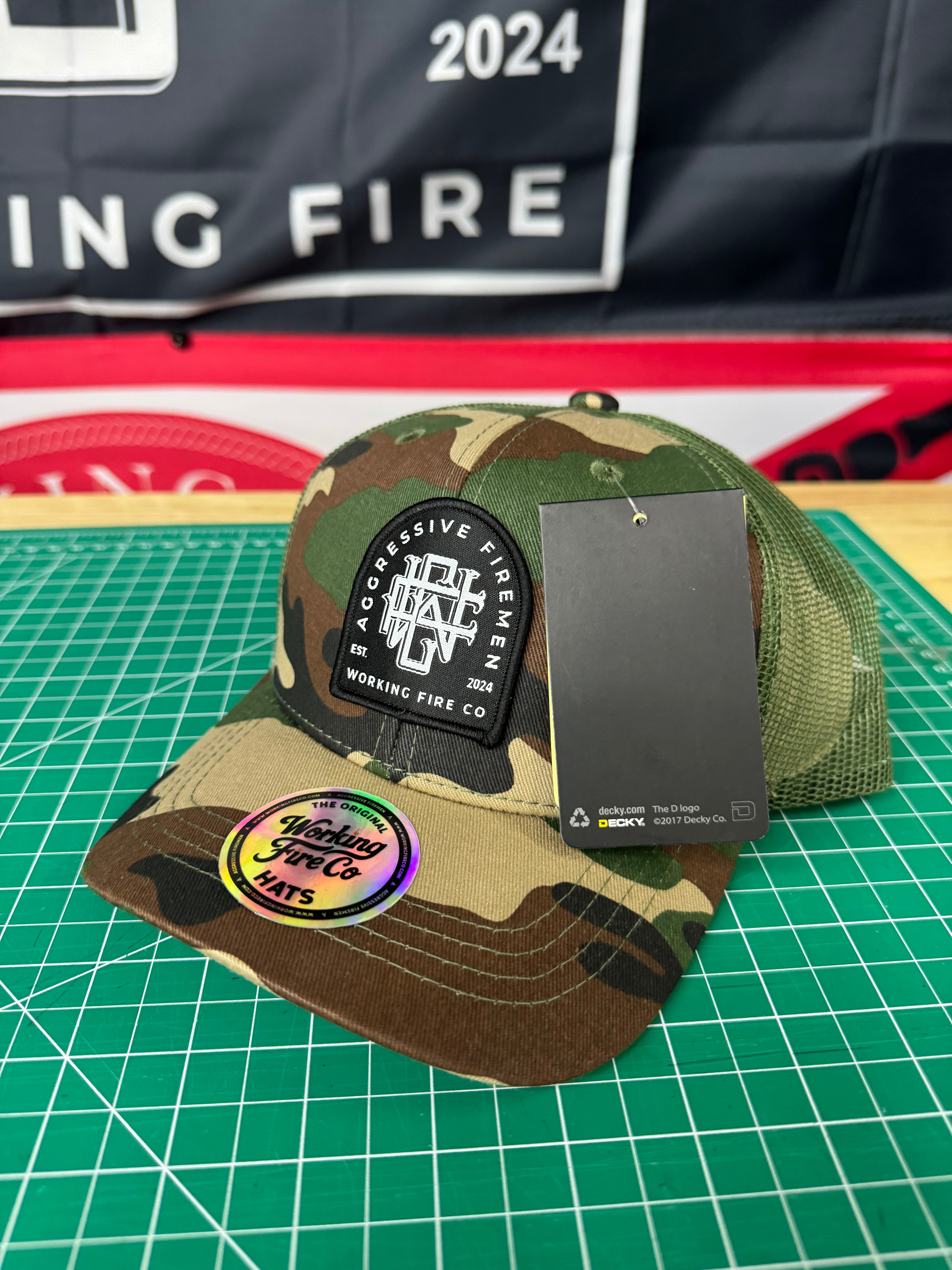 Kids Hat Aggressive Firemen OG Logo