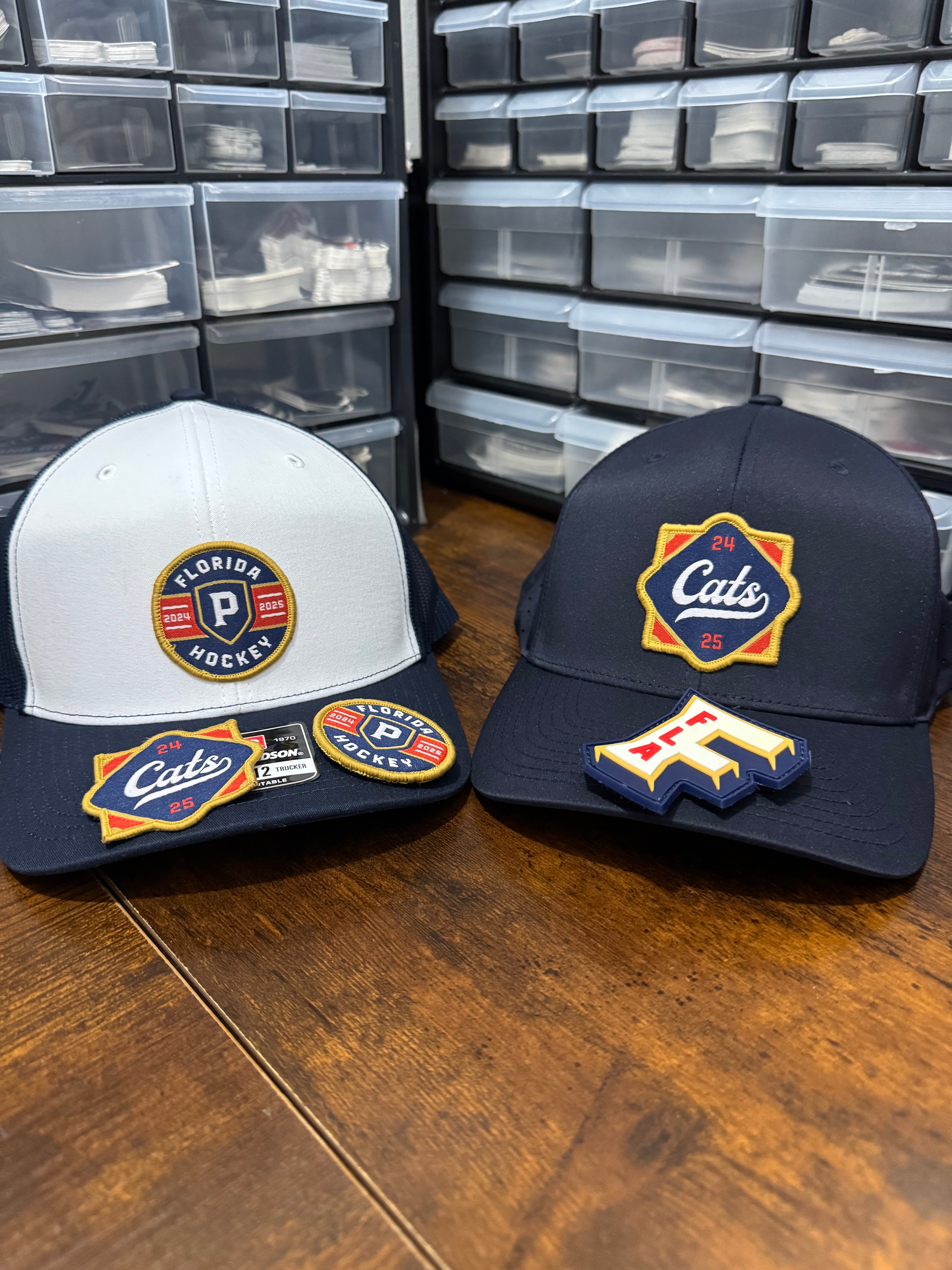 Florida Hockey Badge Hat