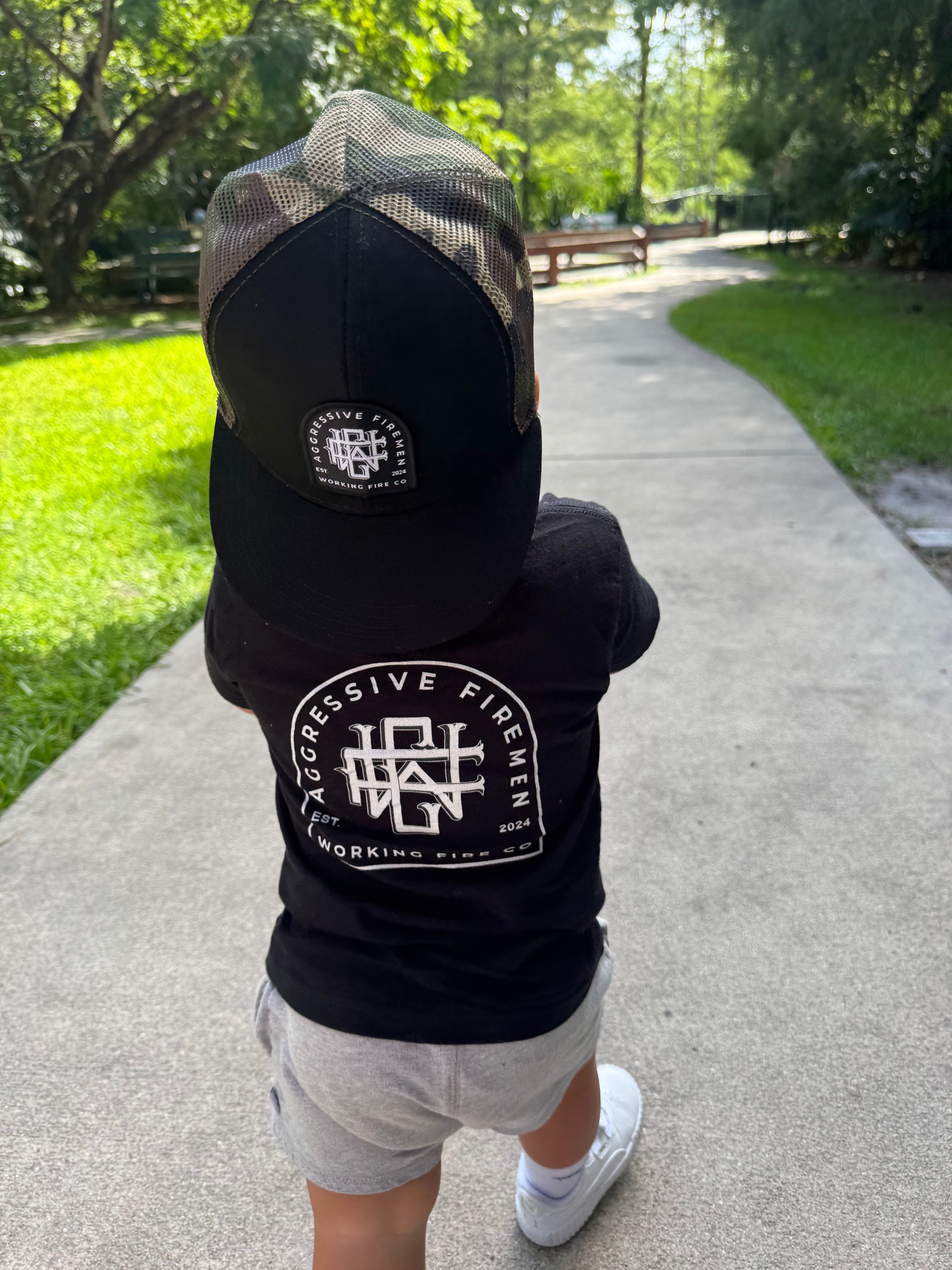 Kids Hat Aggressive Firemen OG Logo