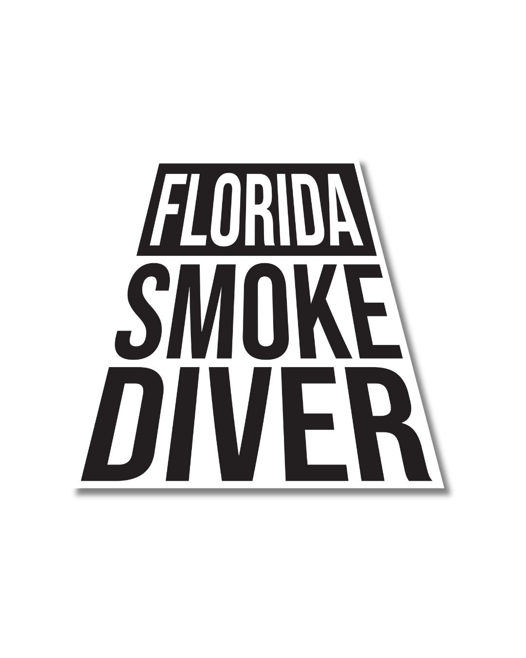 Florida Smoke Diver Tet Sticker