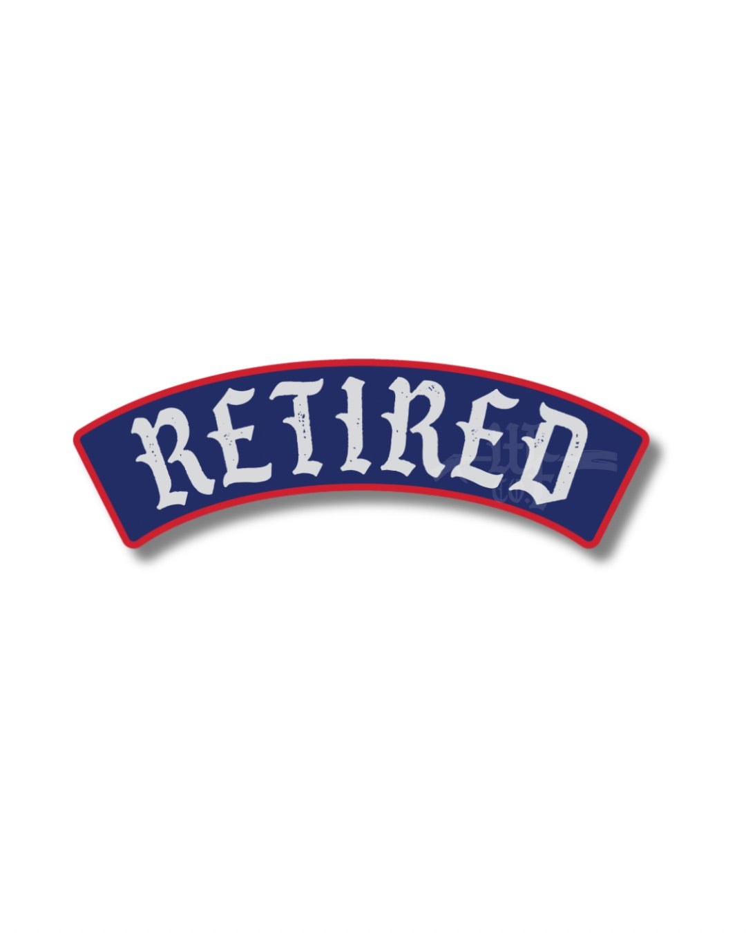 Retired Rocker Sticker
