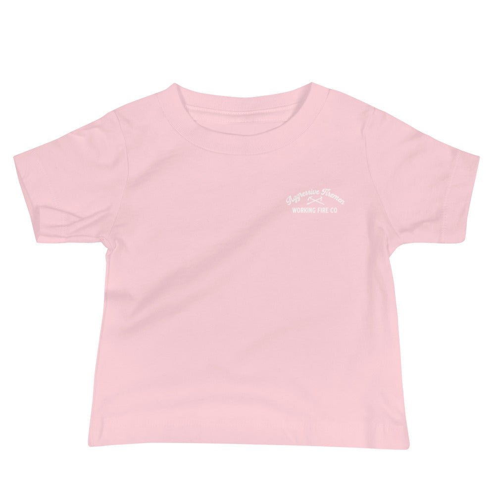 Aggressive Firemen Baby Short Sleeve Tee - Working Fire Co