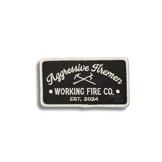 Aggressive Firemen Badge Patch - Working Fire Co