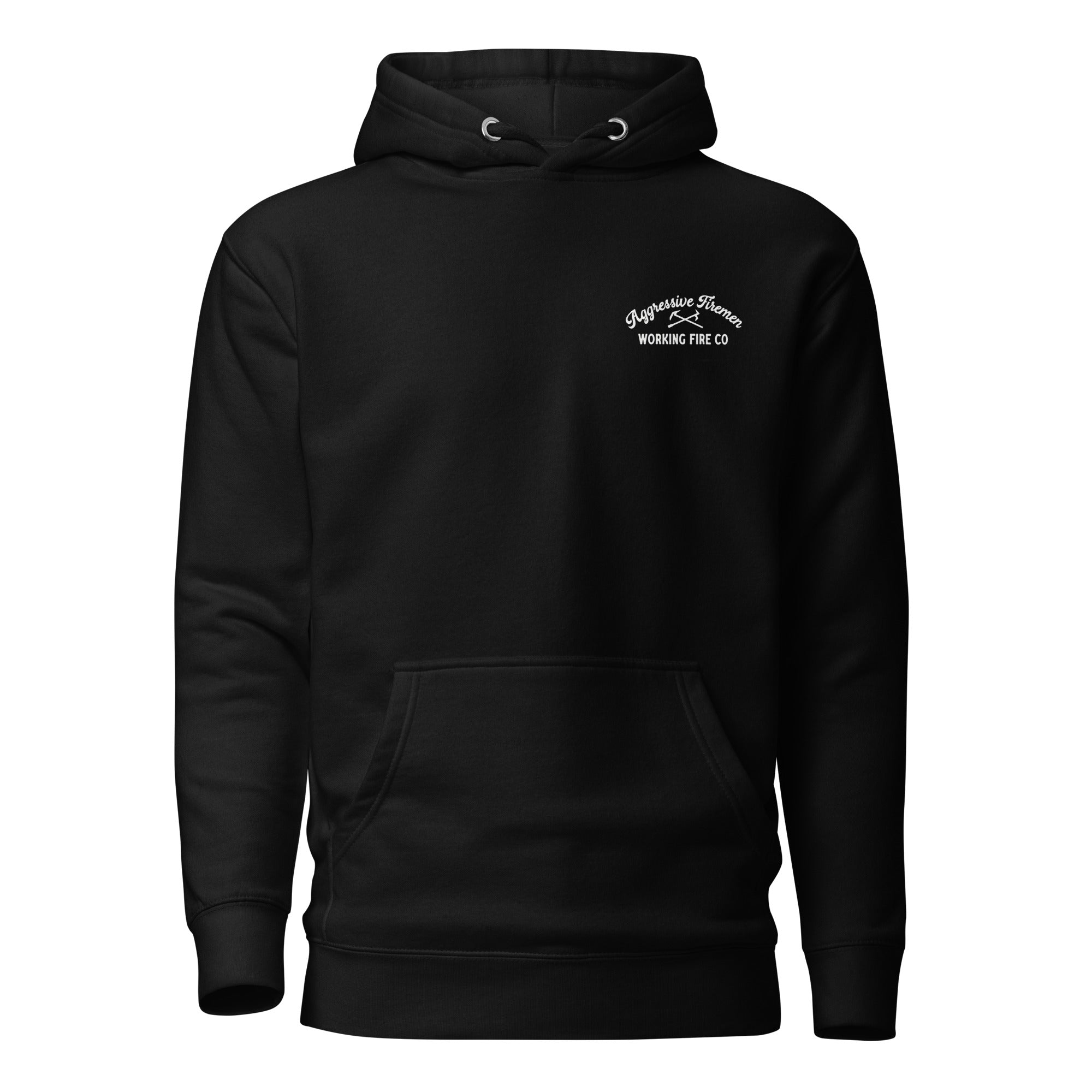 Aggressive Fireman Badge Hoodie
