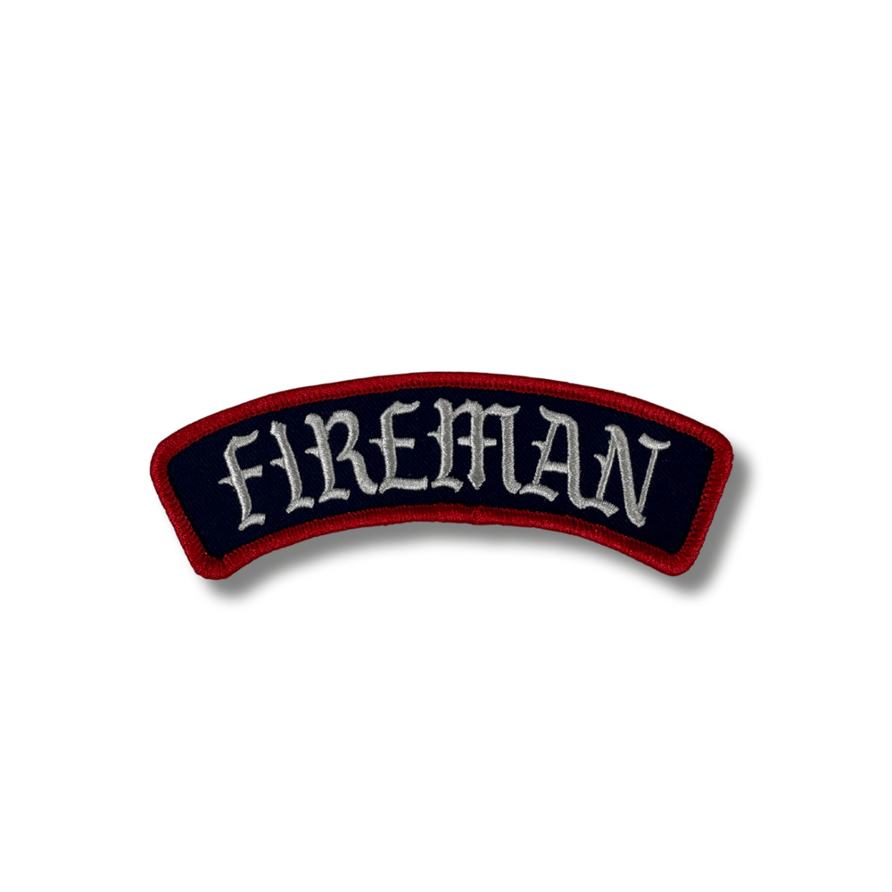 Fireman Rocker Patch