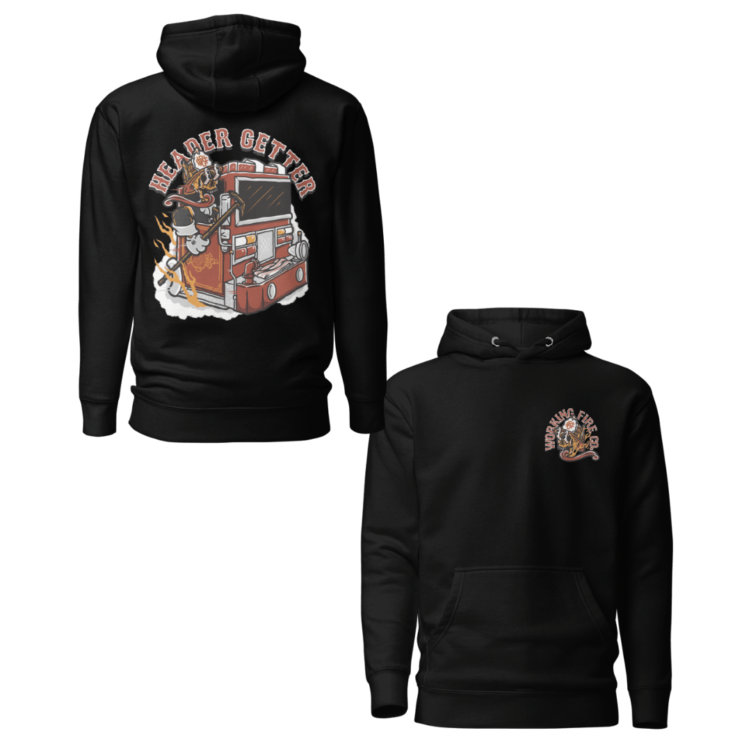 Header Getter Hoodie - Working Fire Co