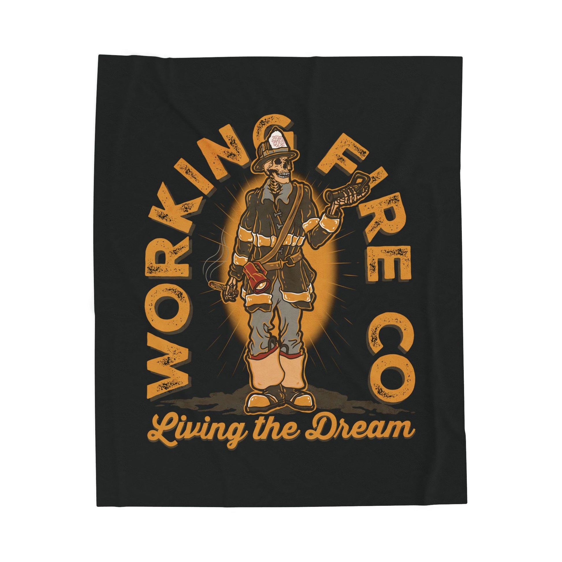 Living The Dream Blanket - Working Fire Co