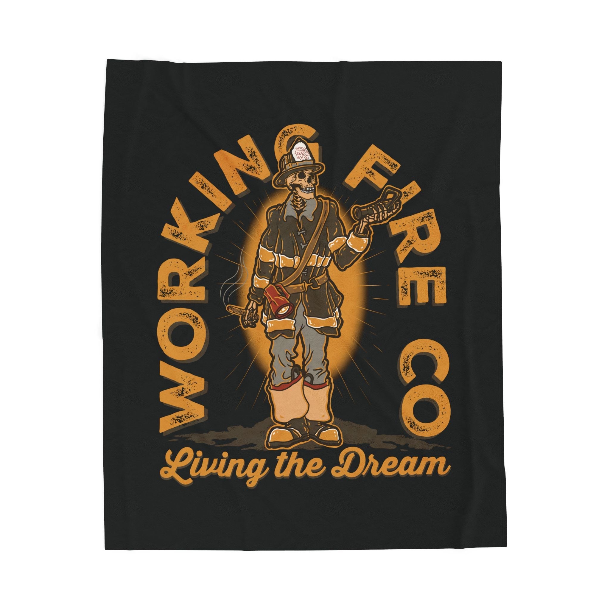 Living The Dream Blanket - Working Fire Co