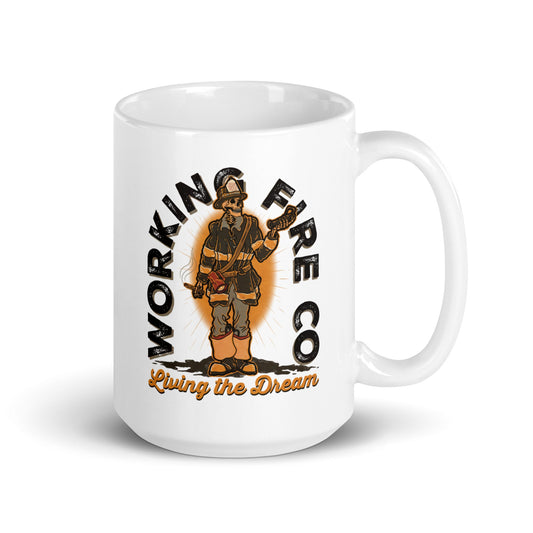 Living The Dream Mug - Working Fire Co