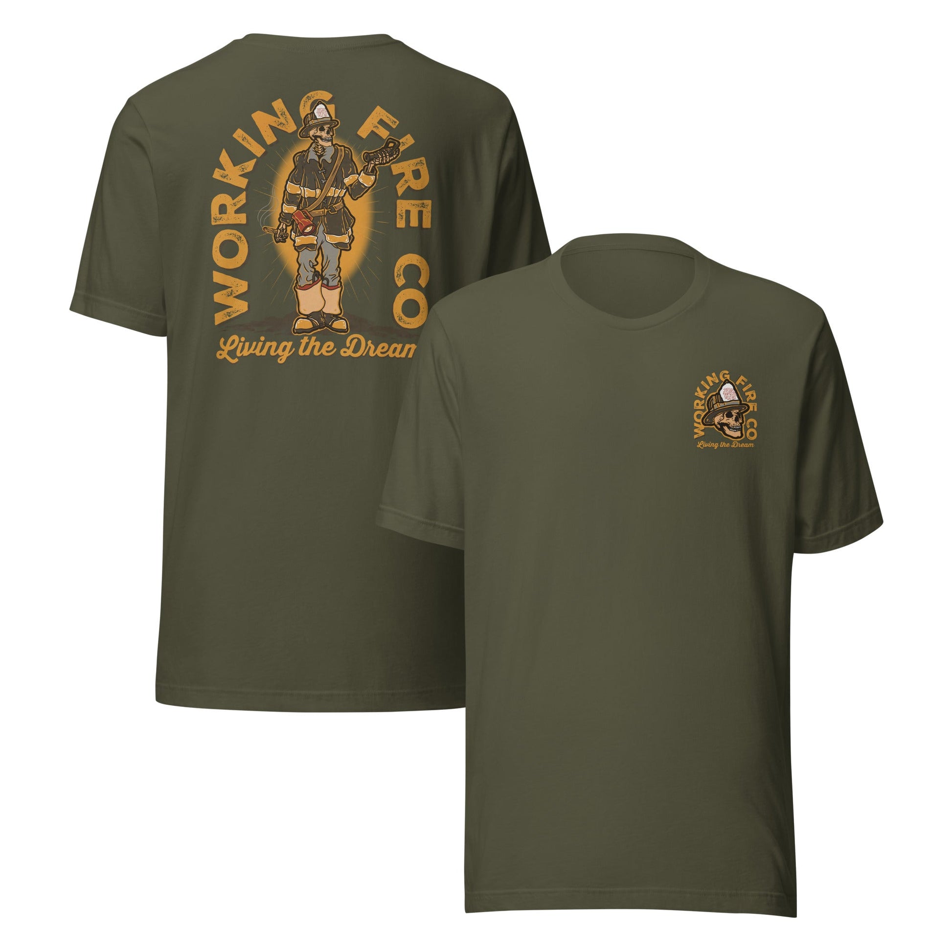 Living The Dream tee 2 - Working Fire Co