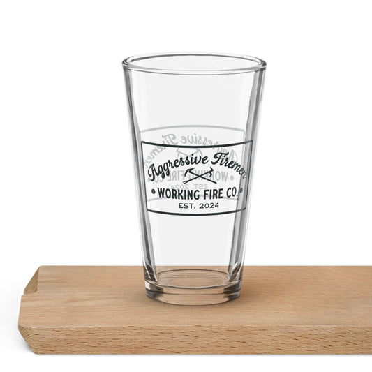 Shaker pint glass - Working Fire Co