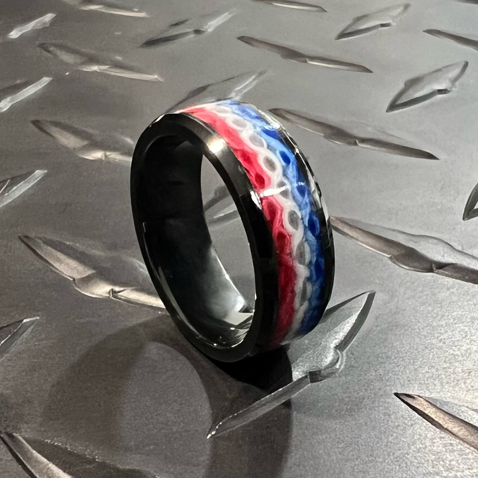 Thin Red Line - Fire Hose Ring - Working Fire Co