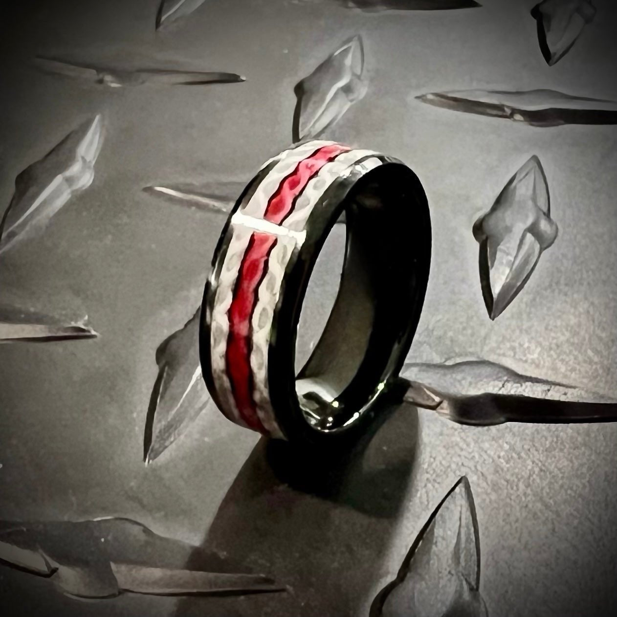 Thin Red Line - Fire Hose Ring - Working Fire Co
