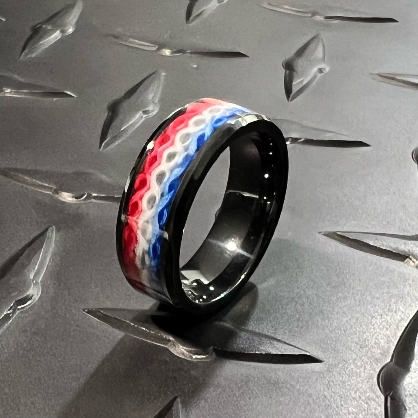 Thin Red Line - Fire Hose Ring - Working Fire Co