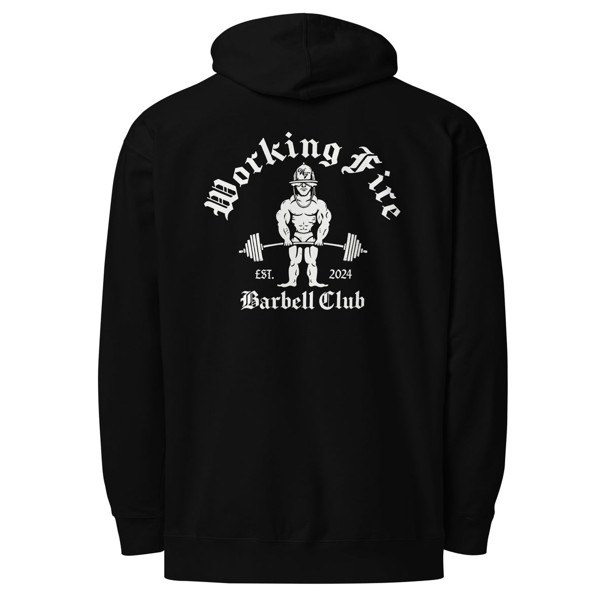 Working Fire Barbell Club Hoodie