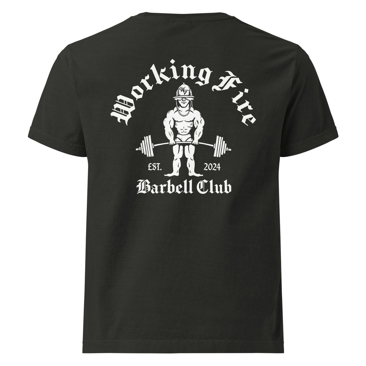 Working Fire Barbell Club Tee