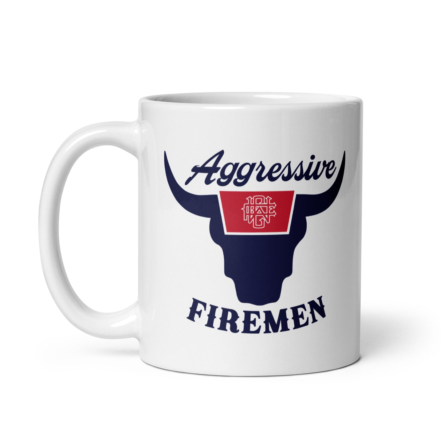 Aggressive Firemen Rodeo Mug