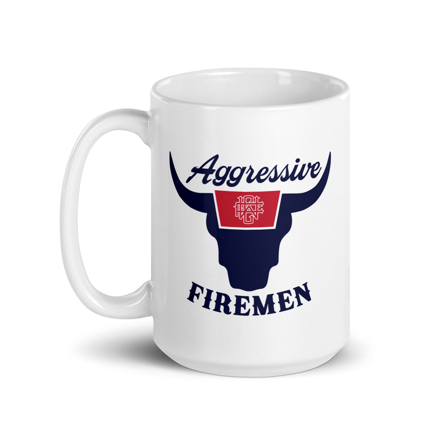 Aggressive Firemen Rodeo Mug