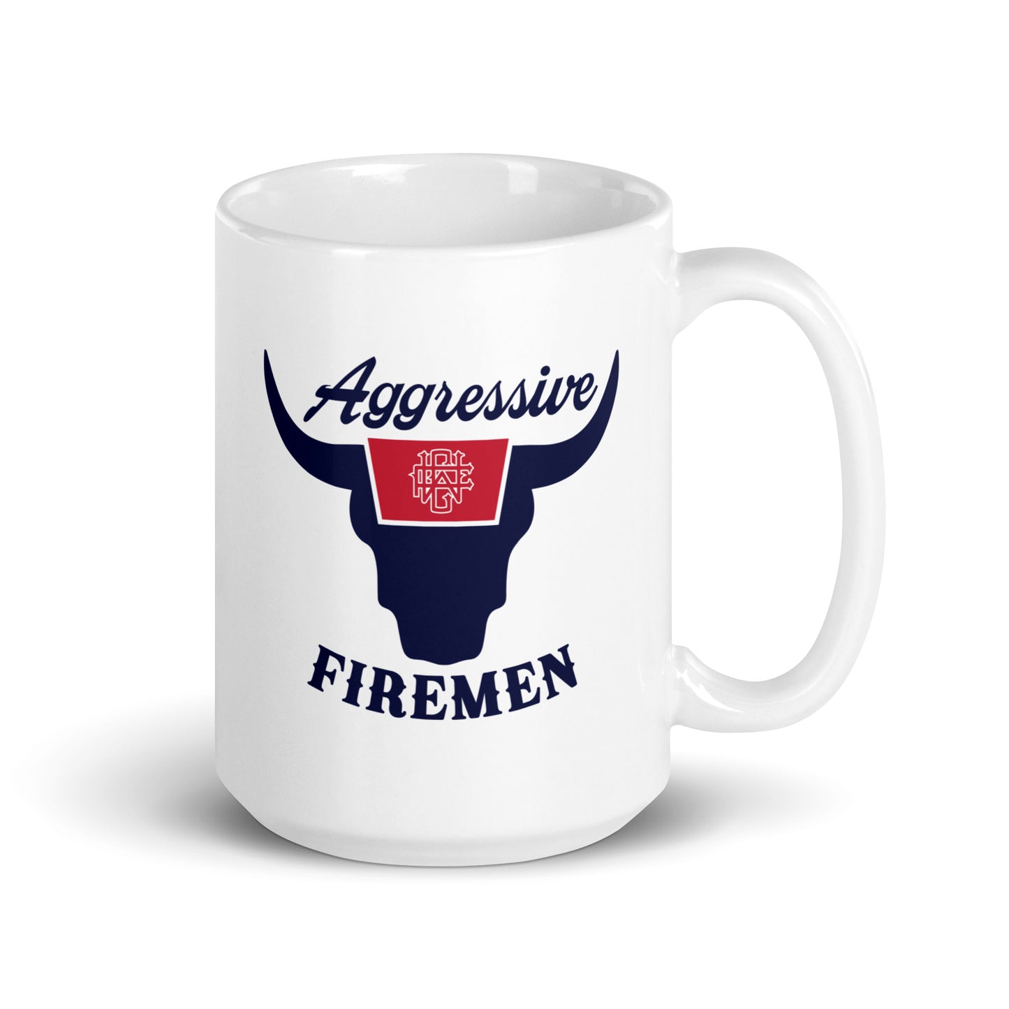 Aggressive Firemen Rodeo Mug